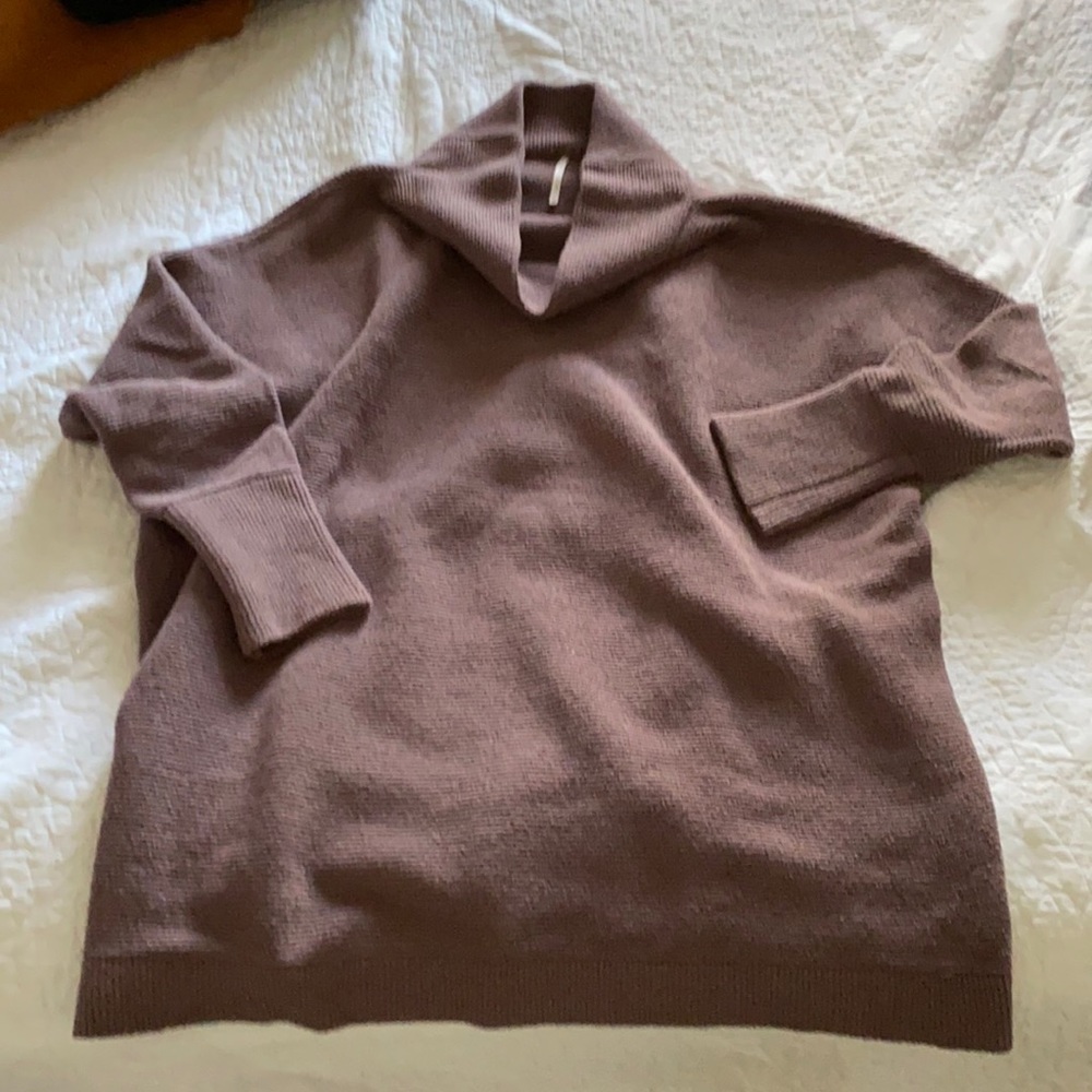 Free People ribbed tunic sweater